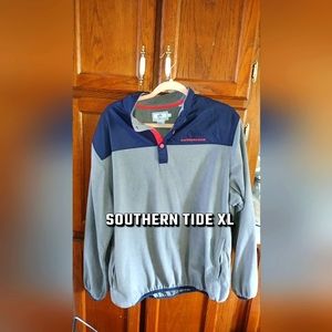 Southern Tide navigational Fleece pullover